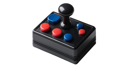 80s arcade game machine Isolated on a Transparent Background, PNG.