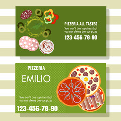 Bissnescard Pizzeria