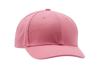 Isolated Pink Baseball Cap