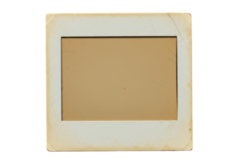 Isolated Vintage Photographic Slide Frame Texture