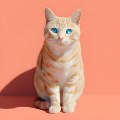 Obraz premium Paws of Love: Celebrating International Cat Day