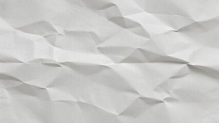 white crumpled paper
