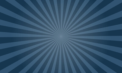 Illustration with a radial radiant pattern emanating from the center and expanding outward in alternating dark blue and light blue rays. The graphic pattern is often used to create backgrounds in
