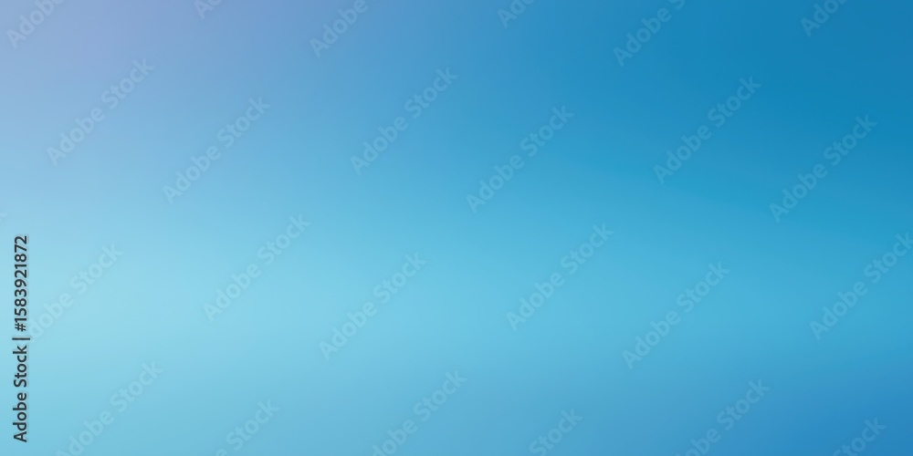 Aufkleber tranquil blue gradient abstract background with smooth transition
