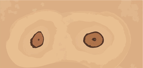 Knotted wood texture. Wooden background. Seamless Wood Texture. Vector illustration.