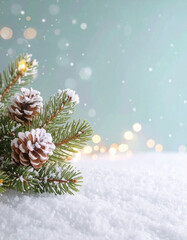 Festlicher Hintergrund Weihnachten Pastellfarben und Bokeh

