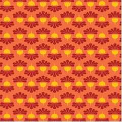 Decorative Floral Seamless Pattern Vector