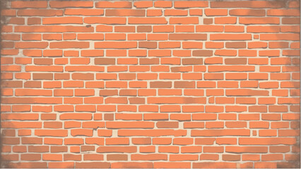Brick wall background. Seamless Brick wall pattern. Brick wall texture. Vector illustration.