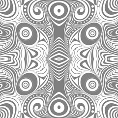 simple seamless abstract gray and white pattern, texture