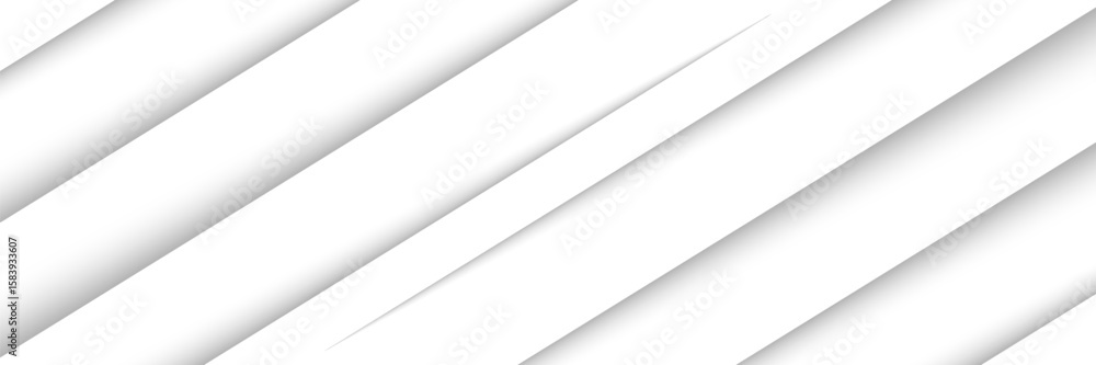Poster grey white abstract background paper shine and layer element vector for presentation design. suit fo