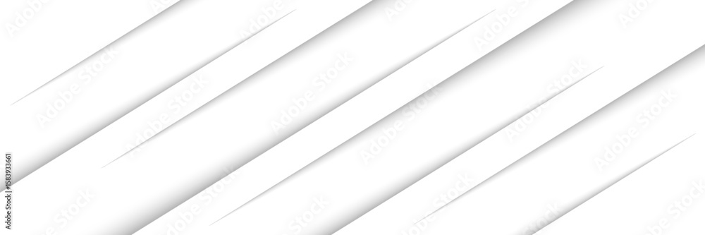 Poster grey white abstract background paper shine and layer element vector for presentation design. suit fo