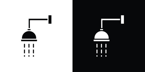 Shower Head icon glyphs vectors. Web flat pack.