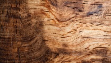 Naklejka premium Close Up of a Wooden Surface. Wood Texture with Natural Pattern. Wooden background.