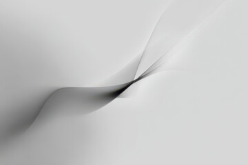 mesmerizing display of thin wavy lines gracefully dances across pristine minimalist background