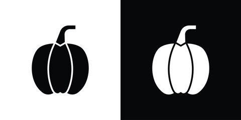 Capsicum icon glyphs vectors. Web flat pack.