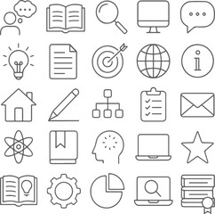 Core Values - Mission, integrity value icon set with vision, honesty, passion, and collaboration as the goal or focus