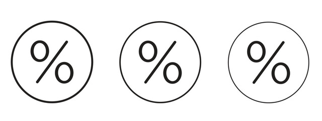 Percent icon for Website or Apps Elements, Logo. Pixel vector graphics