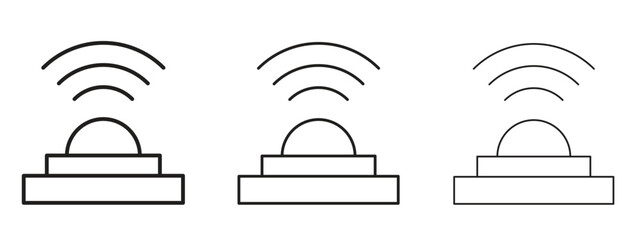 Infrared icon for Website or Apps Elements, Logo. Pixel vector graphics