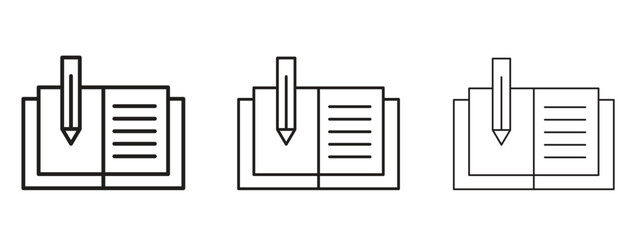 Homework icon for Website or Apps Elements, Logo. Pixel vector graphics