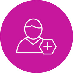 Acquisition Vector Pink Circle Icon Design