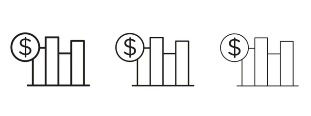 Fiscal policy icon for Website or Apps Elements, Logo. Pixel vector graphics