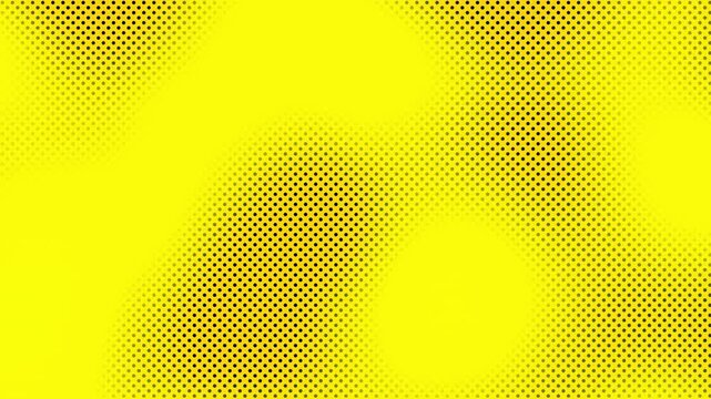 Halftone dots motion loop background, UHD Halftone comic dot animation. Wave pattern. Retro and Vintage Pattern Loop animation.