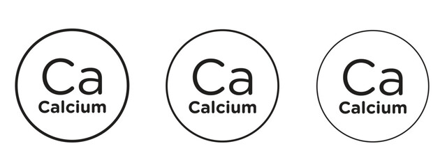 Calcium icon for Website or Apps Elements, Logo. Pixel vector graphics