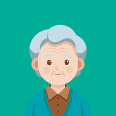 A elderly man illustrations vector art  file