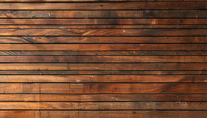 Close up of wall made of wooden planks. Wood plank texture background. Wood panels. Wooden background.
