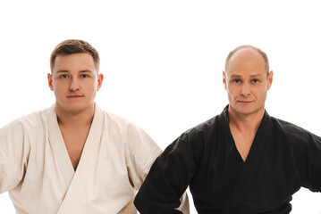 Two karate male