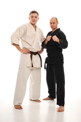 Two karate male