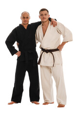 Two karate male