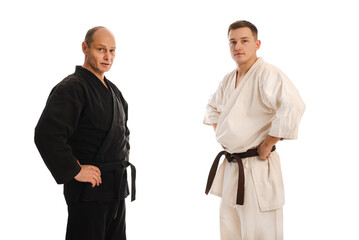 Two karate masters