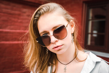 Girl street portrait
