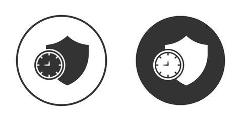 Long term icon simple solid style concept. Clipart vectors