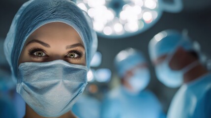 The dedicated surgical team prepares for a critical procedure in the operating room.