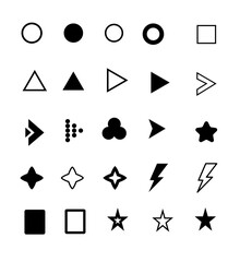 flèche, Bullet List for PowerPoint Presentation, Bullet point collection, arrows set vector illustration. Bullet points arrow collection. Vector illustration. Bullet point collection for presentation 