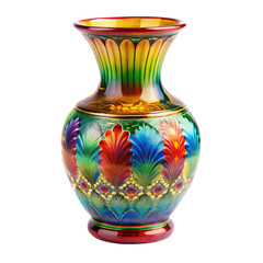 ceramic vase isolated on white background. PNG Transparent file type with high definition quality And vibrant color grading Available.