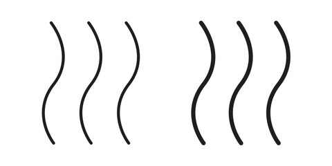 Hot icon set line art and glyph design. Eps10