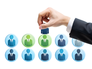 business people icon isolated on white background. PNG Transparent file type with high definition quality And vibrant color grading Available.