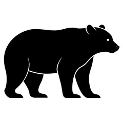 A solitary black bear navigates uncharted territory a symbol of resilience and untamed wilderness