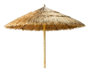 beach umbrella  isolated on white background. PNG Transparent file type with high definition quality And vibrant color grading Available.