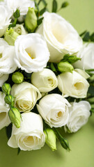 Obraz premium Blumendeko Texthintergrund 