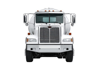 Tank Truck front view isolate on white background