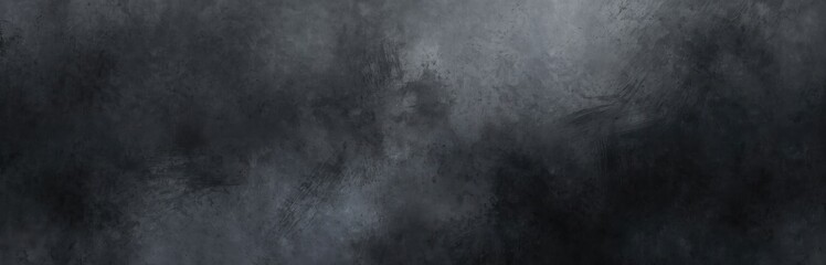 Fototapeta premium Stark gray landscape with single tree standing in center. Tree branches stretch out into top left corner, creating sense of depth, movement. Flat ground, no vegetation, black, white color scheme.