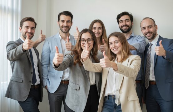 Group of professionals in business attire engage in lively conversation. Person on left gestures with hands, others listen intently. Diverse team, white background, pro atmosphere, business,