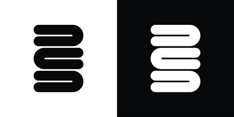 Obraz premium blanket icon silhouette in black flat style. Graphic element