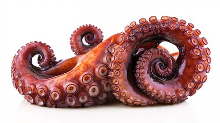 octopus isolated on white