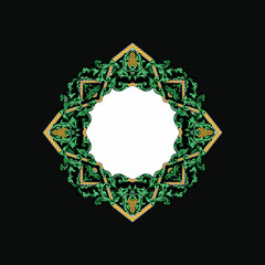 green christmas wreath