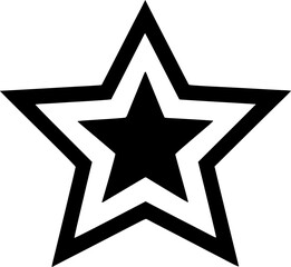 Stars | Minimalist and Simple Silhouette - Vector illustration